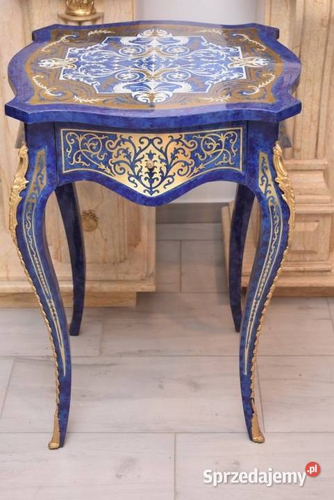 Drewniany Stolik Francuski Stół Biurowy Empire małopolskie Kraków