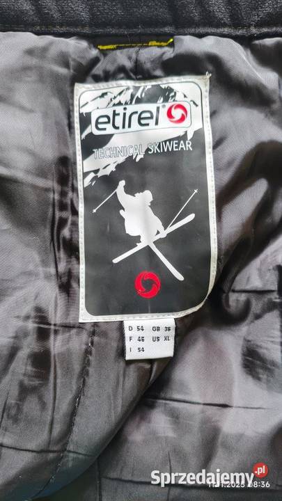 ETIREL MĘSKIE SPODNIE ZIMOWE OCIEPLANE NA NARTY Bielany Wrocławskie