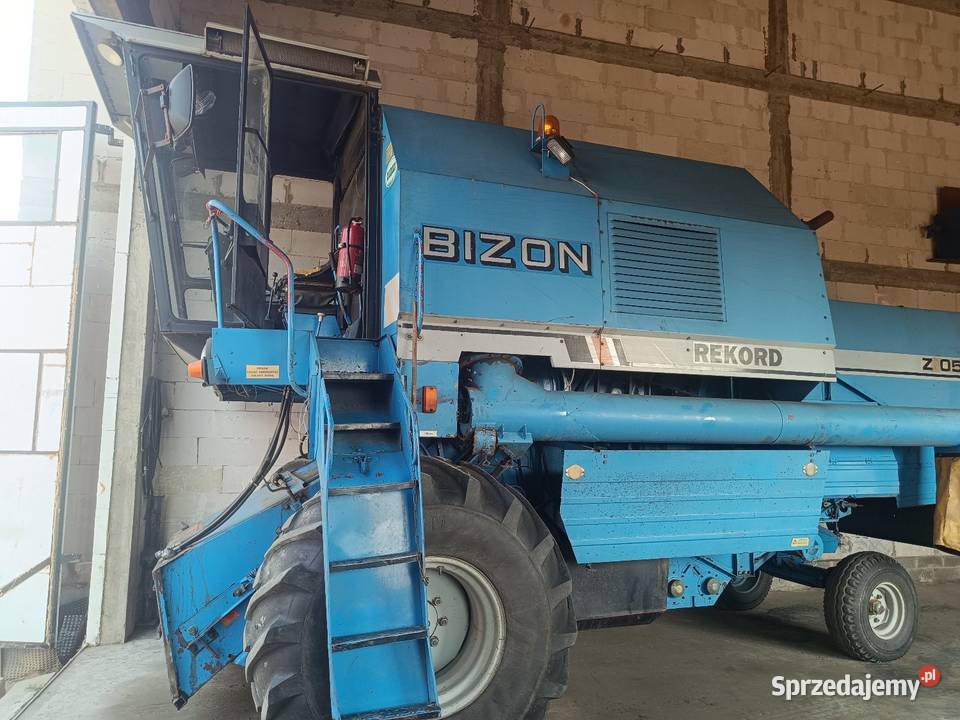 Bizon Z058 rekord sieczkarnia stół do rzepaku Strzeszkowice Duże