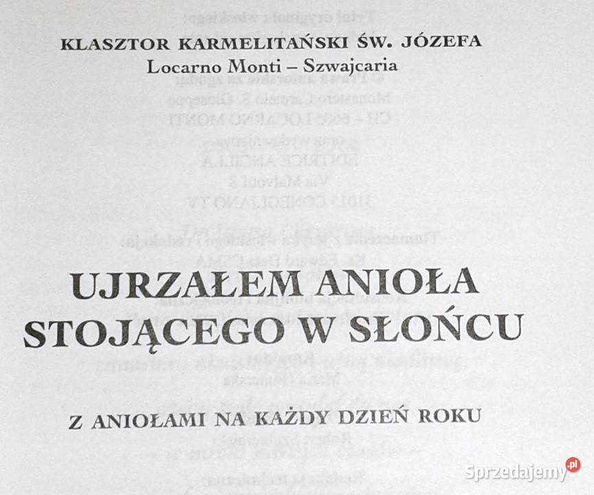 Ujrzałem Anioła stojącego w słońcu Rozważania o Pozostałe lubelskie