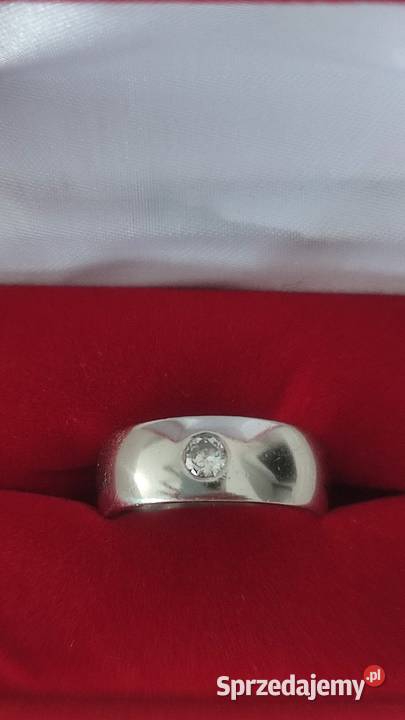 Pierścionekobrączka platynowa Platyna 950 Waga pomorskie Gdańsk