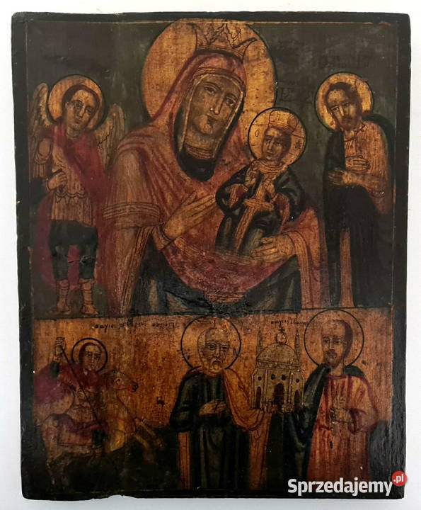 Ikona dwupolowa Matka Boża 0001 Warszawa