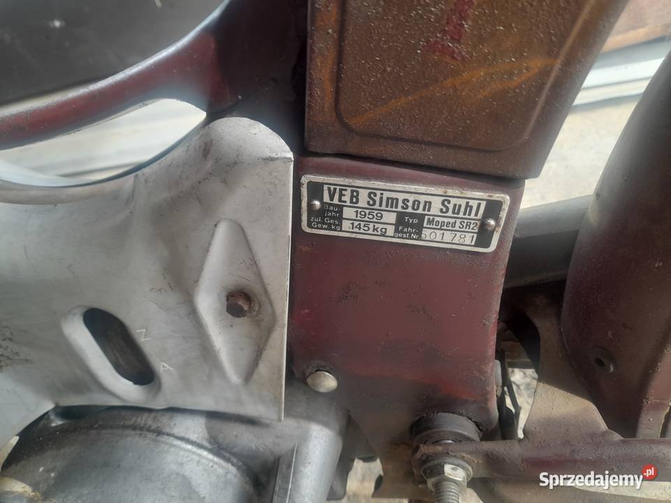 Simson sr2 1958 orginale Kraków