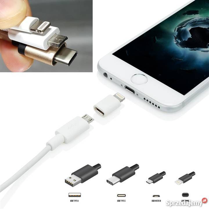 Adapter micro USB LIGHTNING 8pin Zamość sprzedam