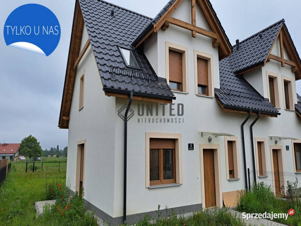 Bliźniak Wrocław Kowale z dużym ogrodem garaż