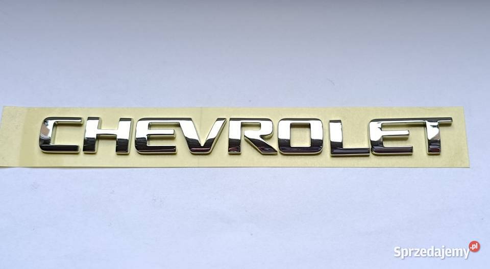 Napis emblemat Chevrolet Captiva I 0610r kujawsko-pomorskie Lipno