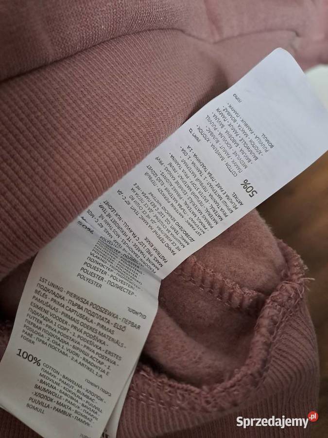 Sinsay bluza z kieszenią kangur i kapturem M Rozmiar 38(M) Warszawa