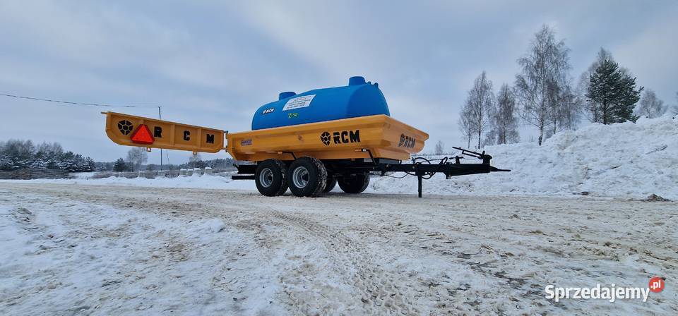 ZBIORNIK WODY PITNEJ przyczepa 5000 L dostępna Gołdap