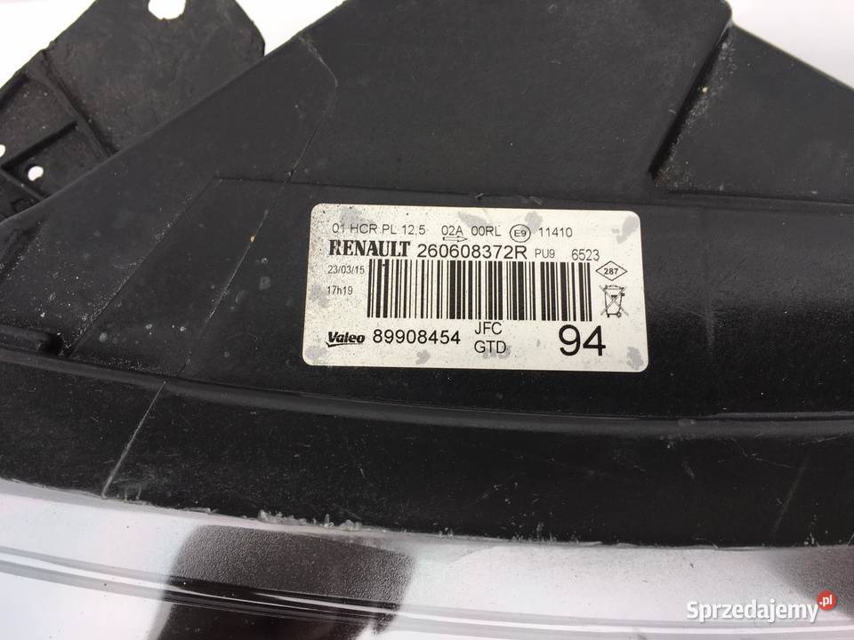 RENAULT ESPACE 5 LEWA LAMPA PRZÓD FULL LED wielkopolskie sprzedam