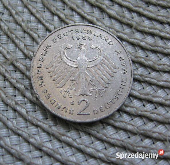 Niemcy 2 Marki 1989r G Numizmatyka sprzedam
