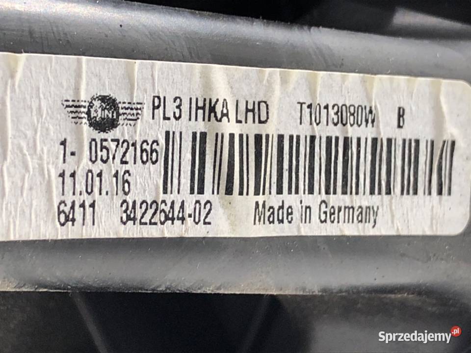 DMUCHAWA NAWIEWU MINI COUNTRYMAN R60 3422644 osobowe Motoryzacja