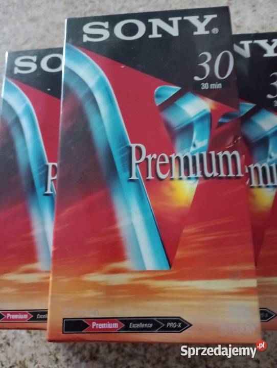Kaseta Video VHS SONY 30 minut Piława Górna