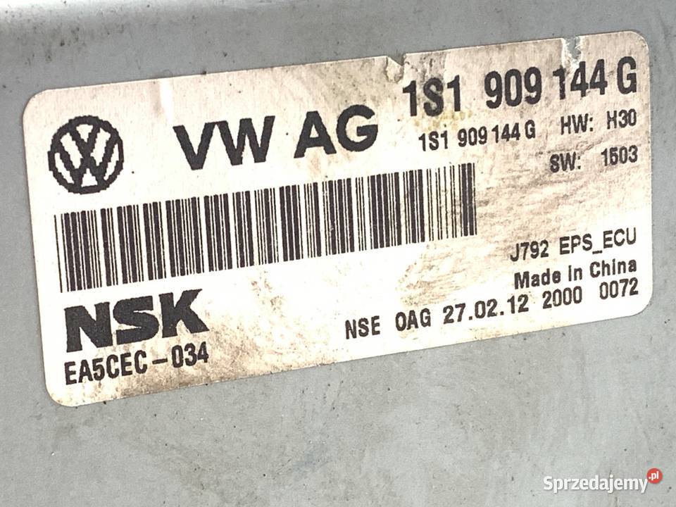 POMPA WSPOMAGANIA VW UP 1S1909144G 10 75 osobowe Pompy wspomagania