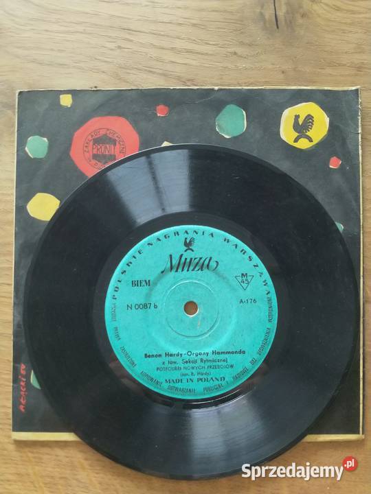 Płyta winylowa Benon Hardy Organy Hammonda pomorskie Gdańsk