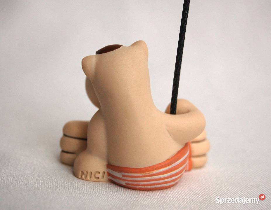 Klips na zdjęcie pocztówkę hipopotam figurka Lublin sprzedam