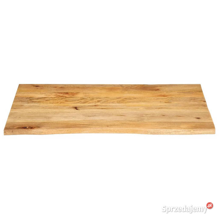 Blat stołu z naturalną krawędzią 90x80x25 drewno Warszawa