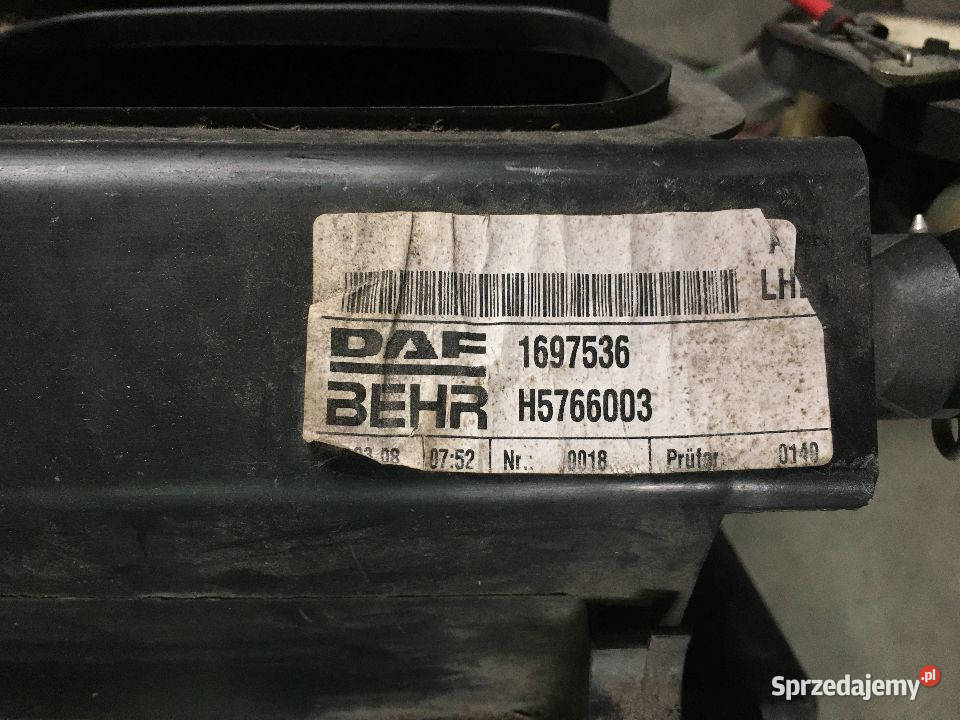 Nagrzewnica Daf XF CF 1697536 BEHR H 5766003