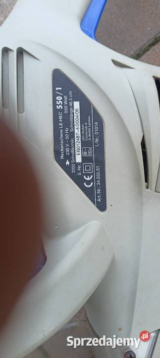 Elektryczne nożyce do żywopłotu Zakliczyn