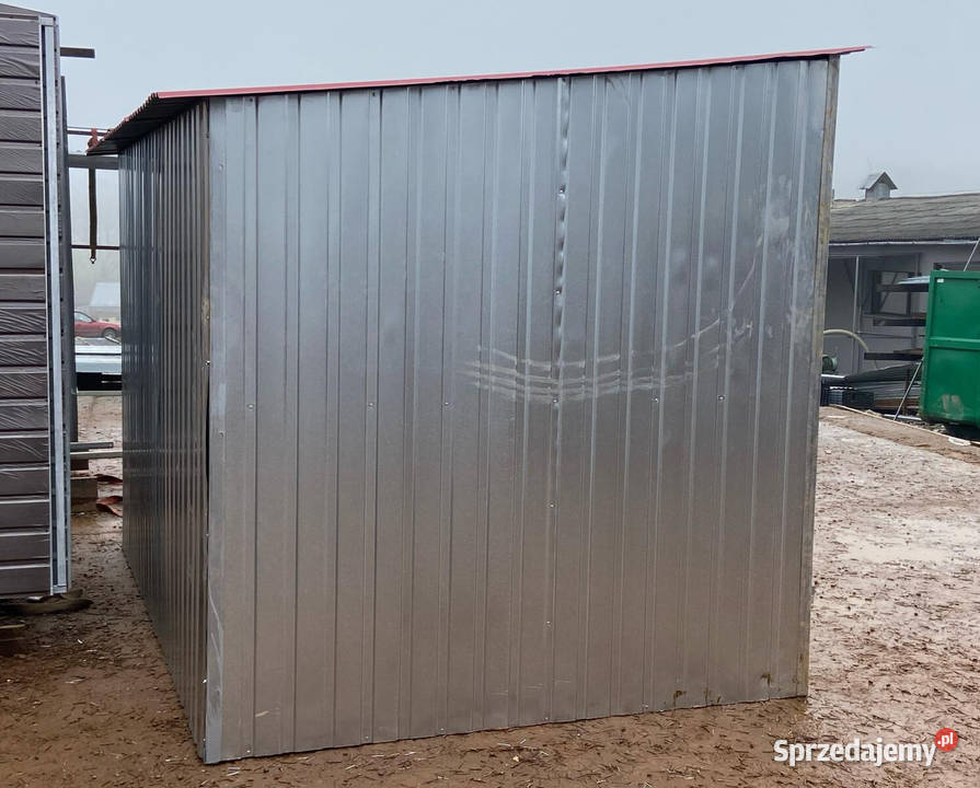 Garaż blaszany 3x3 2 gatunek jednospadowy brama Kraków sprzedam