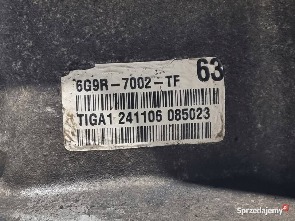 SKRZYNIA BIEGÓW Ford S 18 TDCI QYWA 125 MANUALNA osobowe Skrzynie biegów manualne Chełm