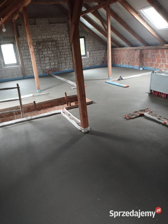 Posadzki maszynowe cementowe i anhydrytowe Konin