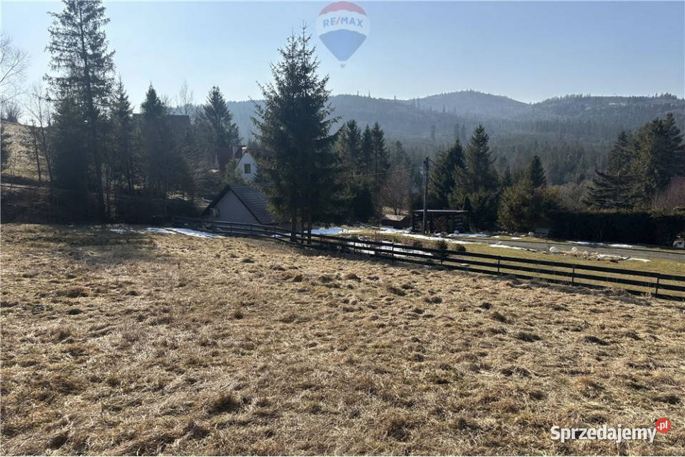 Dwie działki z widokiem na Rachowiec Beskid utwardzona sprzedam