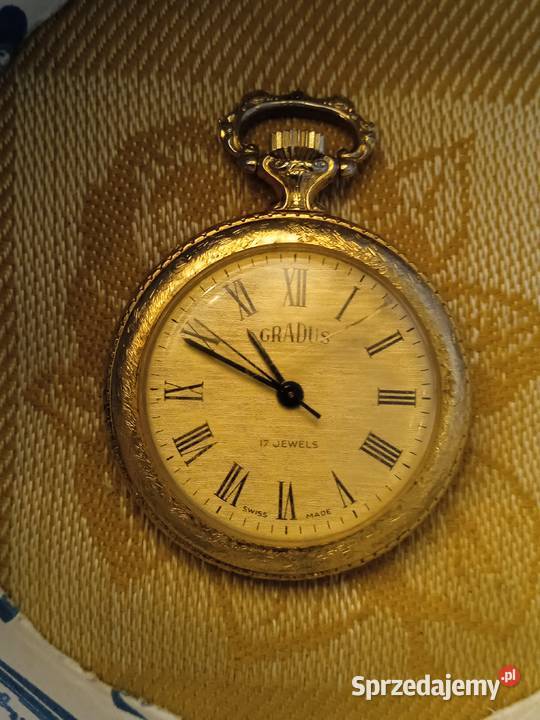 Zegarek GRADUS vintage17 jewels Swiss made Wrocław