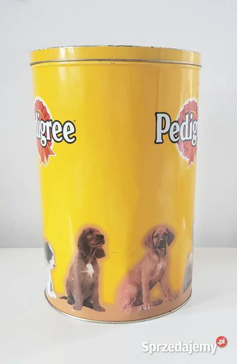 Duża stara puszka pudełko Pedigree Ruda Śląska sprzedam