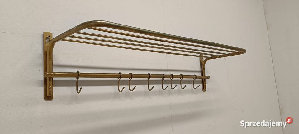 wieszak do przedpokoju vintage metalowy PRL sprzedam