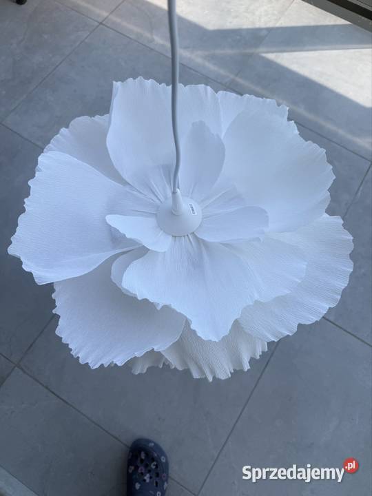Lampa wykonana z włoskiego krepu Rozmiar 5555 pomorskie Pruszcz Gdański