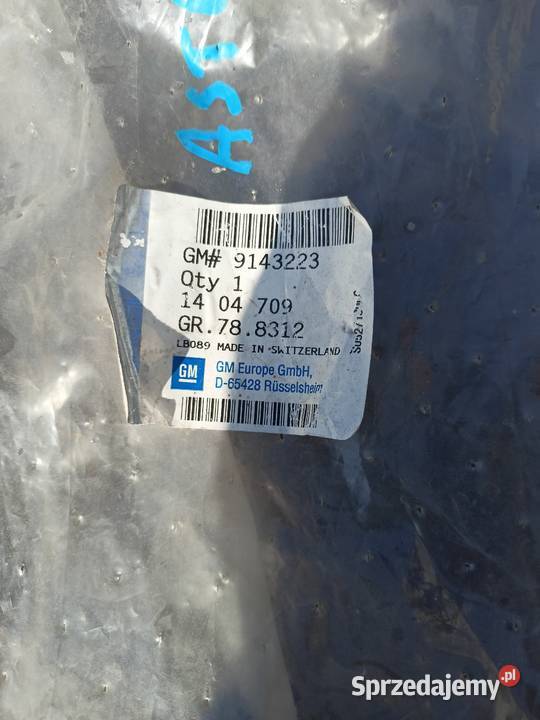 0058477 09134942 Vectra dokładka zderzaka zderzaki sprzedam