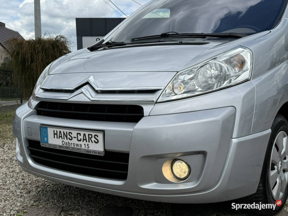 Citroen Jumpy 9osobowyklimatroniklongz Niemiec czujnik parkowania Dąbrowa