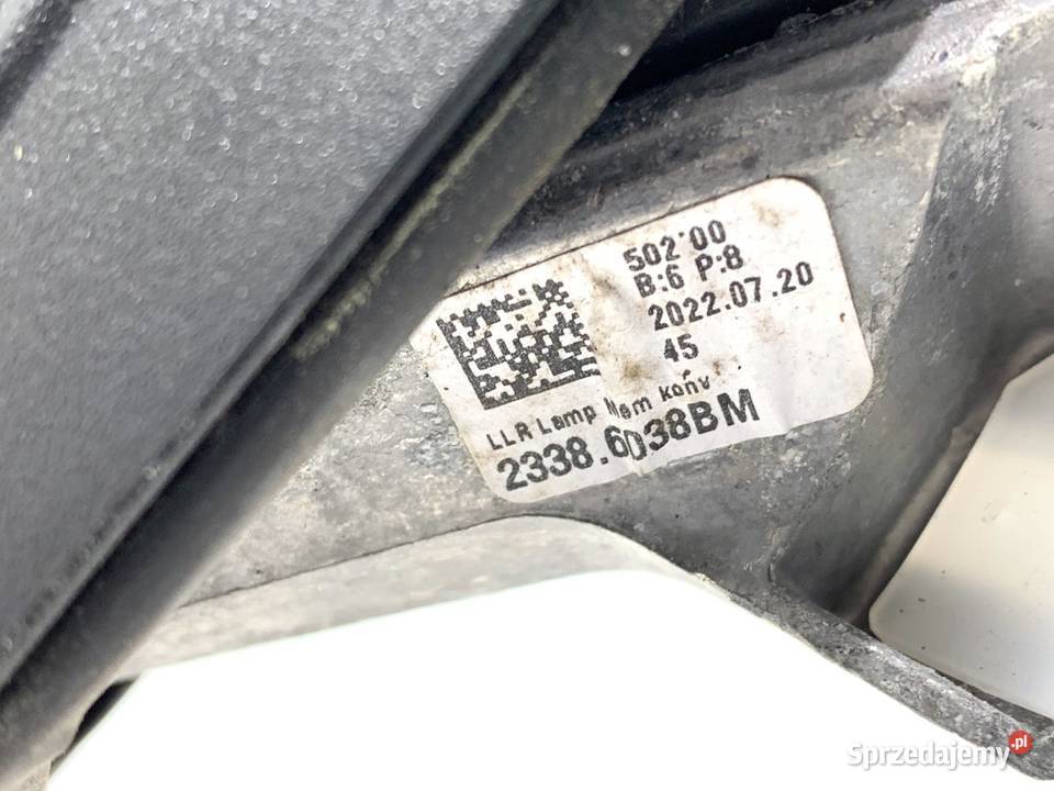 LUSTERKO PRAWY VW GOLF VIII Hatchback BIAŁY