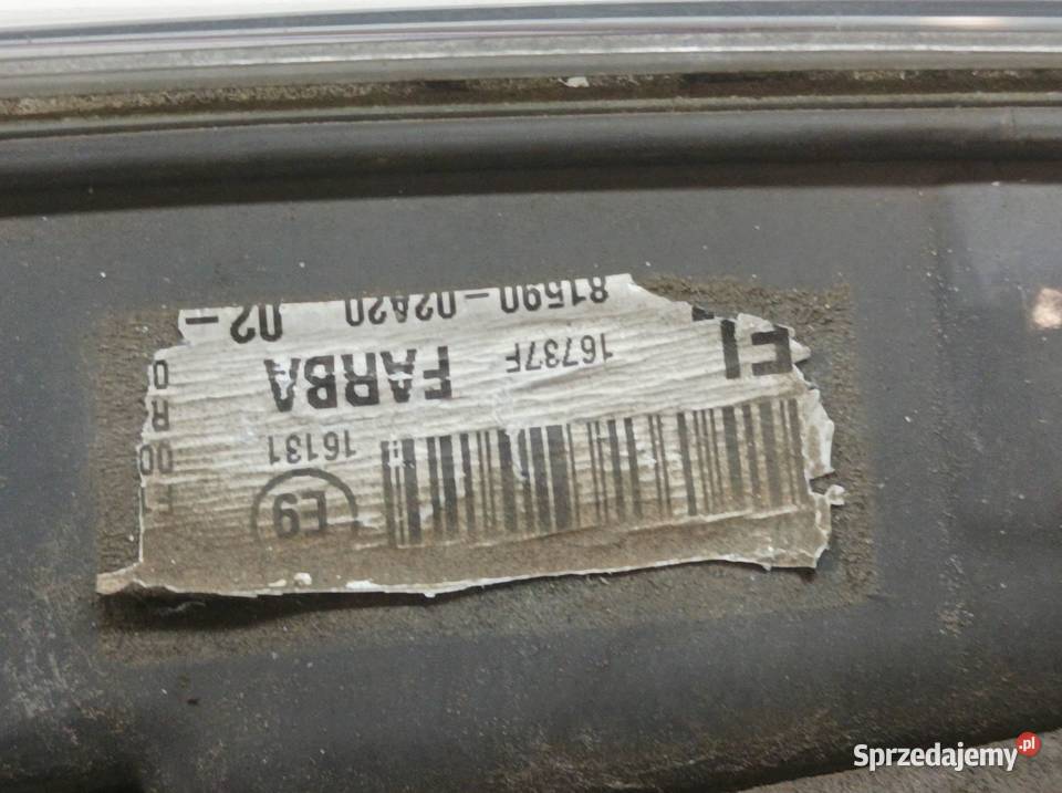 LAMPA TYŁ W KLAPĘ LEWA LIFT SEDAN E16 E17