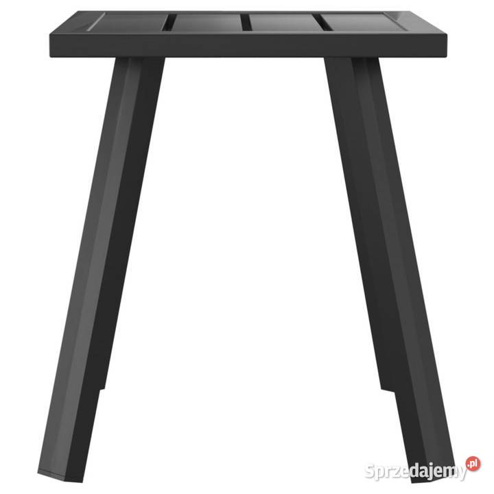 Stolik ogrodowy antracytowy 34x34x38 stal Warszawa
