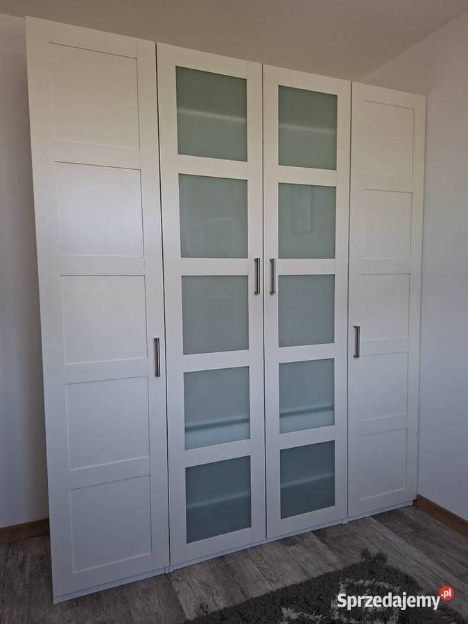 Szafa 3częsciowa szer 20m IKEA biały połysk Szafy i garderoby mazowieckie Małkinia Górna