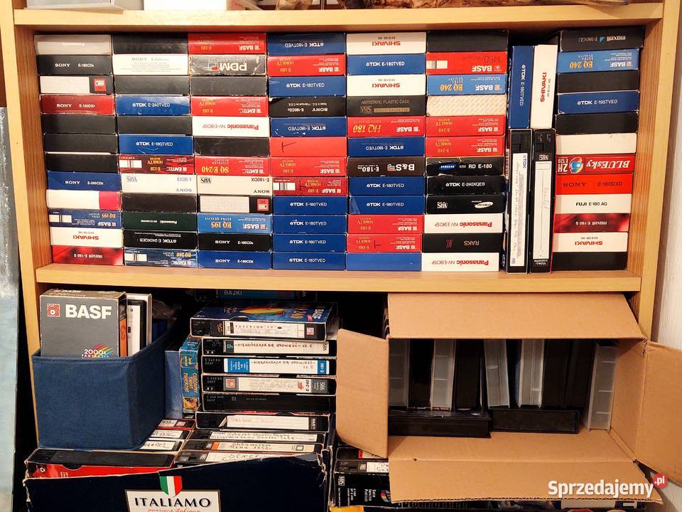 Kasety VHS 2 50 sztuk 100 Łódź