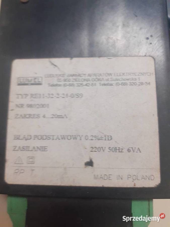 regulator temperatury re11 Lelów