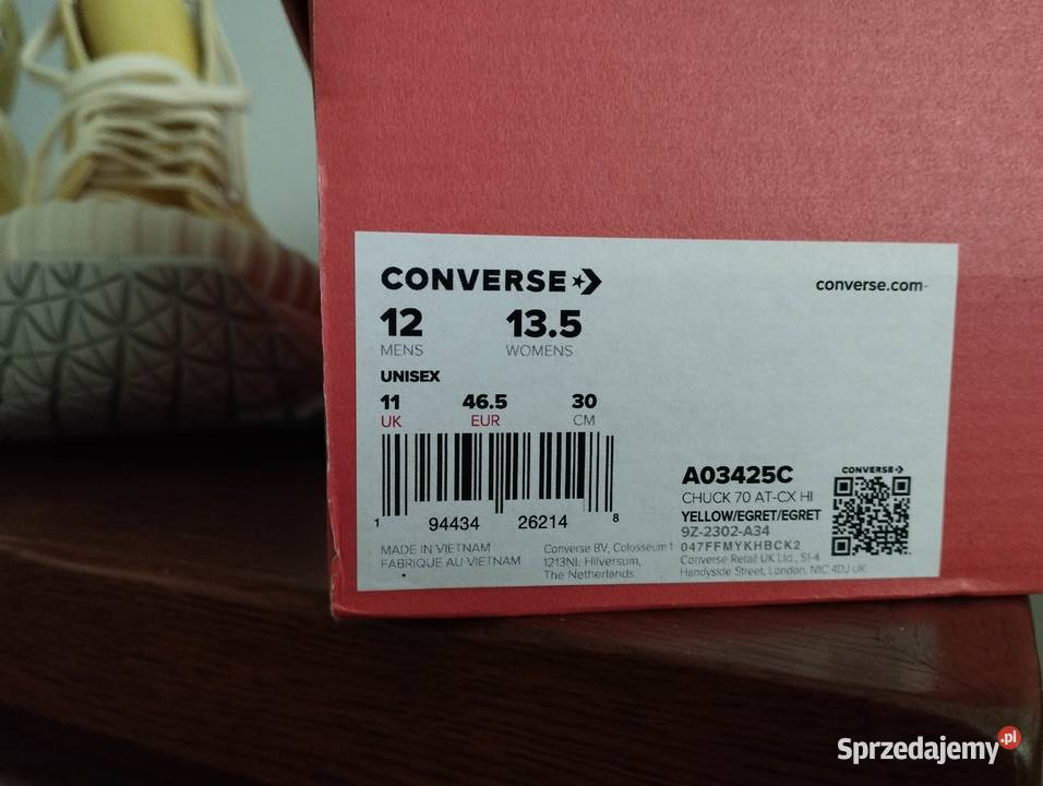 Converse Chuck 70 ATCX 465 tkanina Kołobrzeg