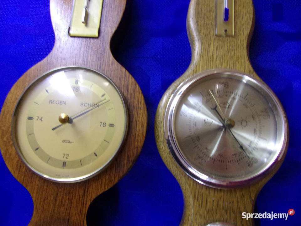 2 Stary Niemiecki Barometr z lat 7080 tych