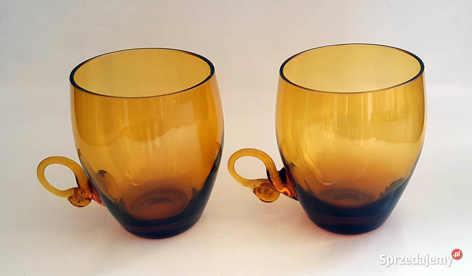 Szklanka z uchwytem kubek szkło uchwyt szklany Legnica