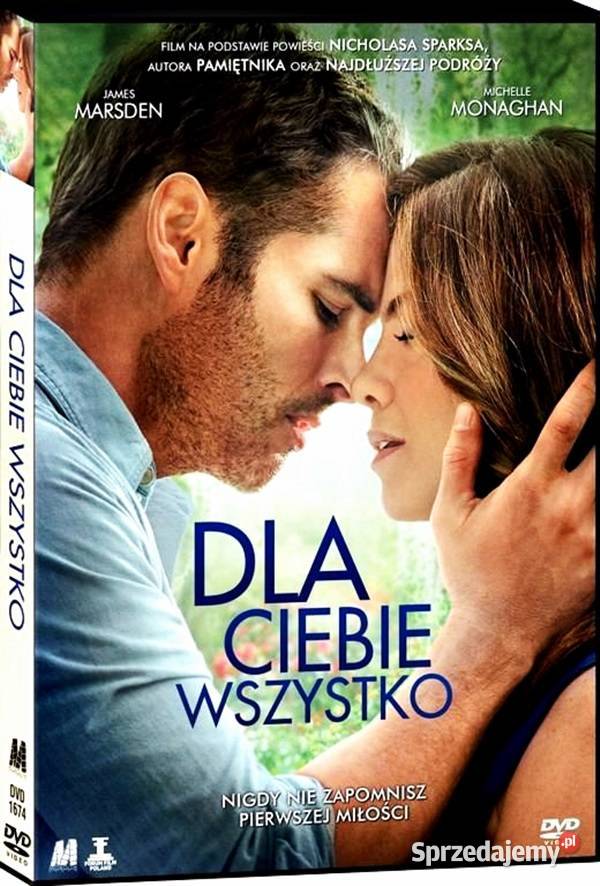 WSZYSTKO DVD POWIEŚĆ NICHOLAS SPARKS 1 płyta Kalisz sprzedam