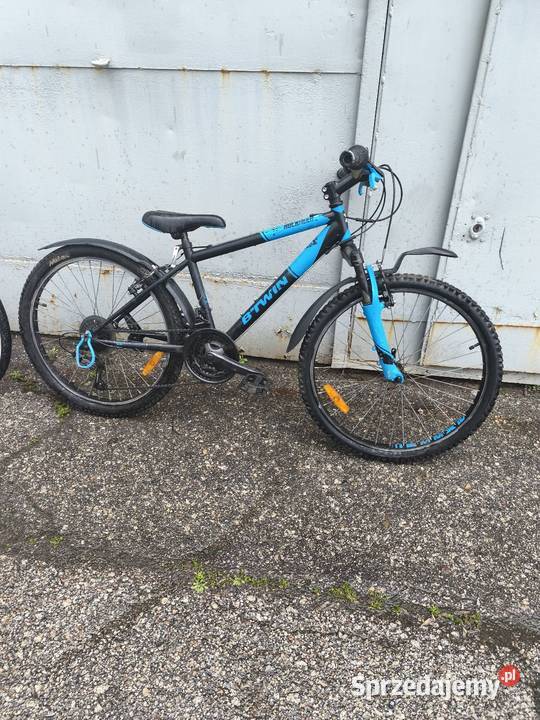 Tanio rower btwin Rockrider 500 koła 24 czarno śląskie Ruda Śląska
