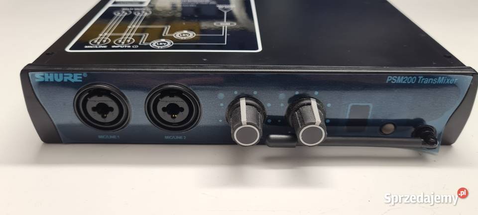 Shure PSM 200 nadajnik odsłuchu mikrofony Konin
