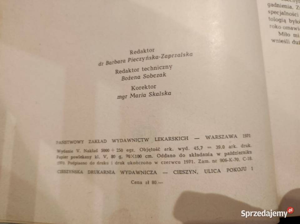 Podręcznik otorynolaryngologii Jan Szymański Kielce