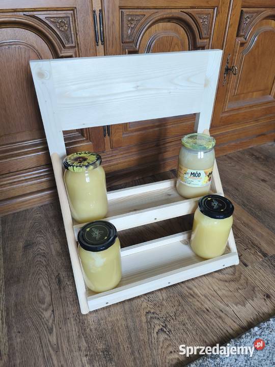 Ekspozytor stojak regał do eksponowania słoików