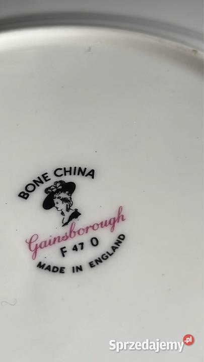 Talerzyk Royal Stafford Made in England Biała pomorskie