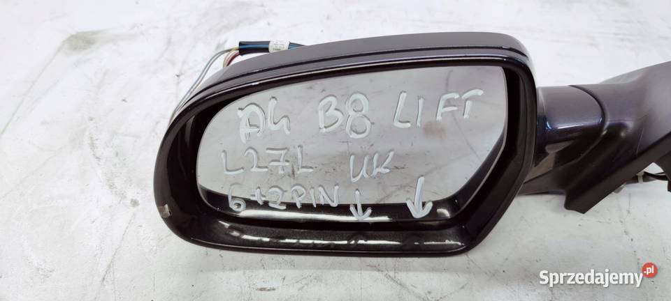LUSTERKO LEWE AUDI A4 B8 LIFT LZ7L 62 PIN UK Przystajń