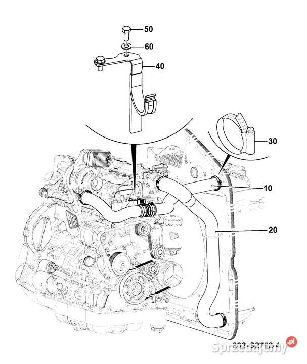 Wąż turbointercooler JCB 333C7597 Grodzisk Wielkopolski