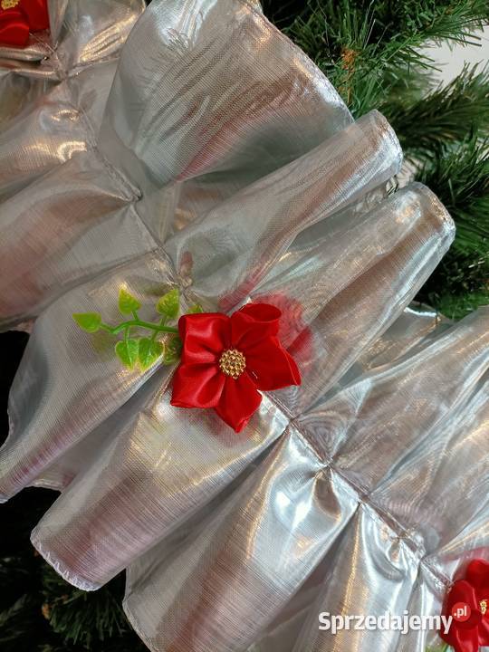 Girlanda na choinkę łańcuch choinkowy organza 1m Cieszyn